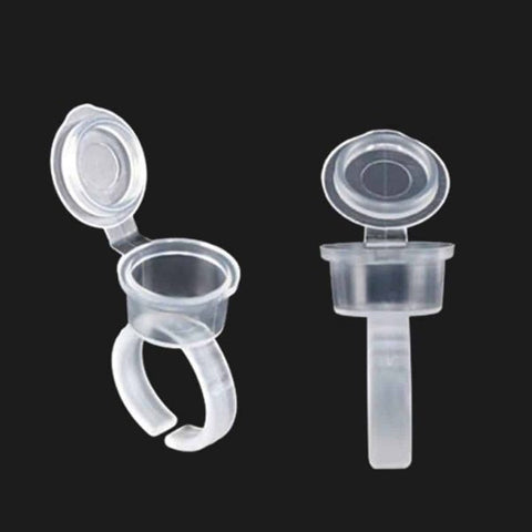 PMU Ink Cup Rings with Lid