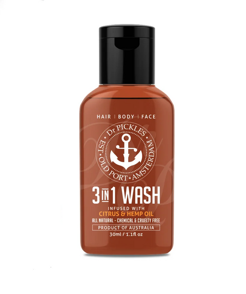 Dr Pickles Citrus & Hemp Oil Infused 3 in 1 Wash
