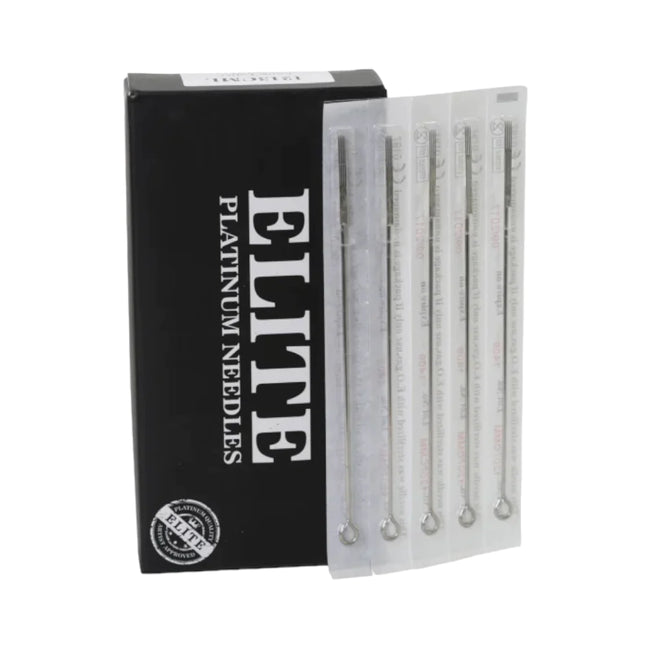 Elite Platinum Bugpin Curved Magnum Extra Long Taper (50 Pack) Tatt Lab