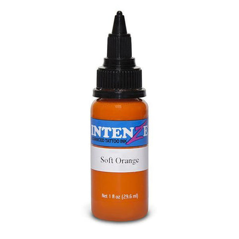 Intenze Soft Orange Tattoo Ink - 1oz