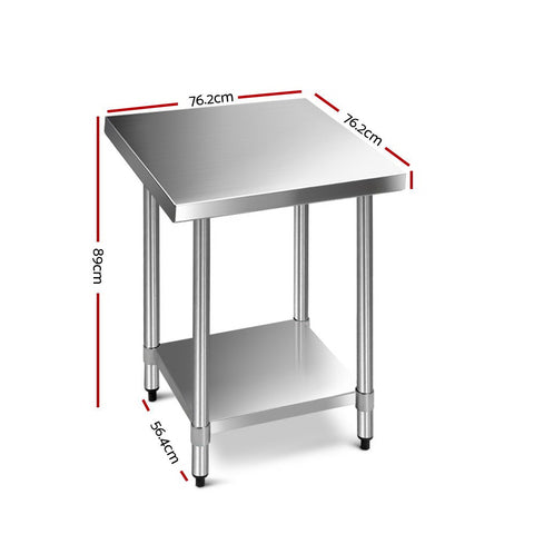 Stainless Steel Medical Work Bench - 762mm x 762mm