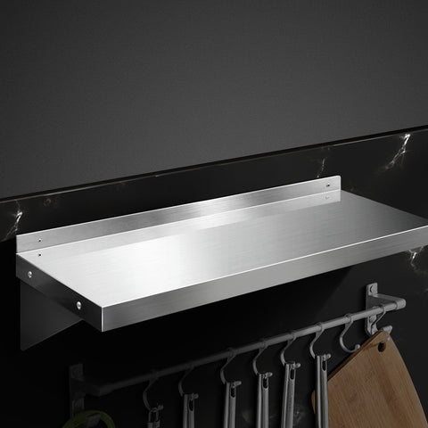 Stainless Steel Wall Shelving & Display - 900mm