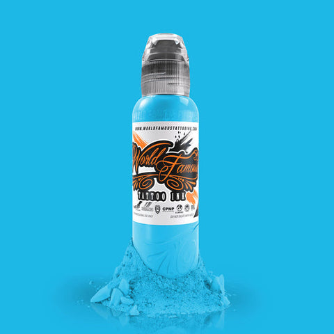 World Famous Rainbow Blue Tattoo Ink