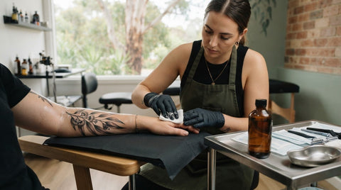 How to use isopropyl alcohol safely in a tattoo studio