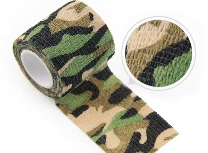 Jungle Camo Print Coflex Tape (50mm)