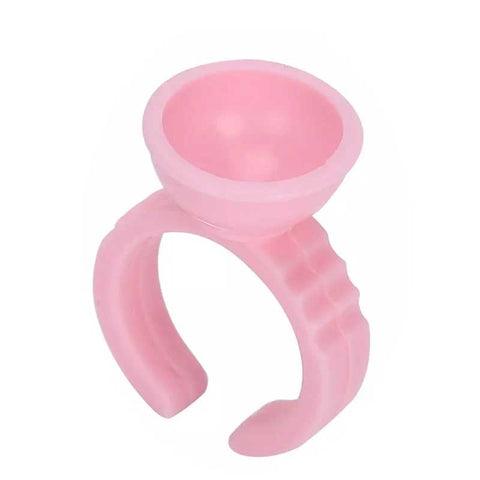 Pink Plastic PMU Ink Cup Rings