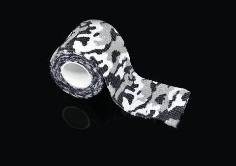 Snow Camo Print Coflex Tape (50mm)