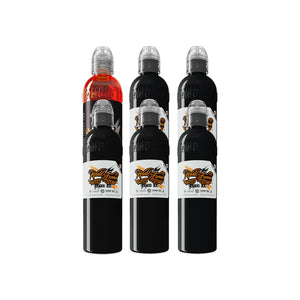 World Famous Five-Stage Shading Tattoo Ink Set