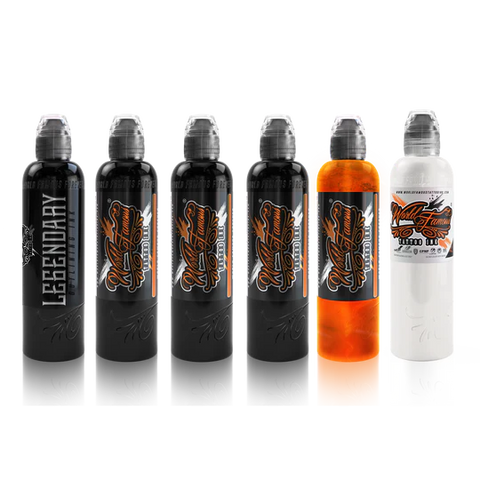 World Famous Yarson Dark Tattoo Ink Set