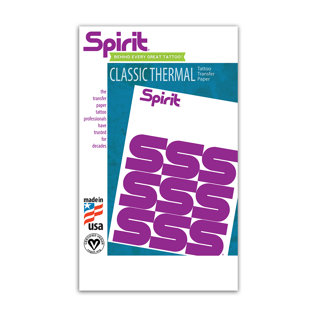 Spirit Classic Thermal Tattoo Transfer Paper (100 Sheets)