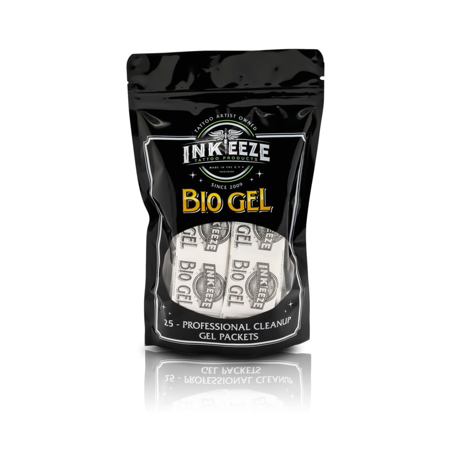 Ink-Eeze Tattoo Bio Gel Packets (25 Pack)