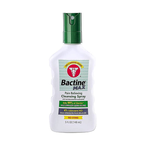 Bacticine Bactine® MAX 5oz Pain Relieving Cleansing Spray | Tatt Lab