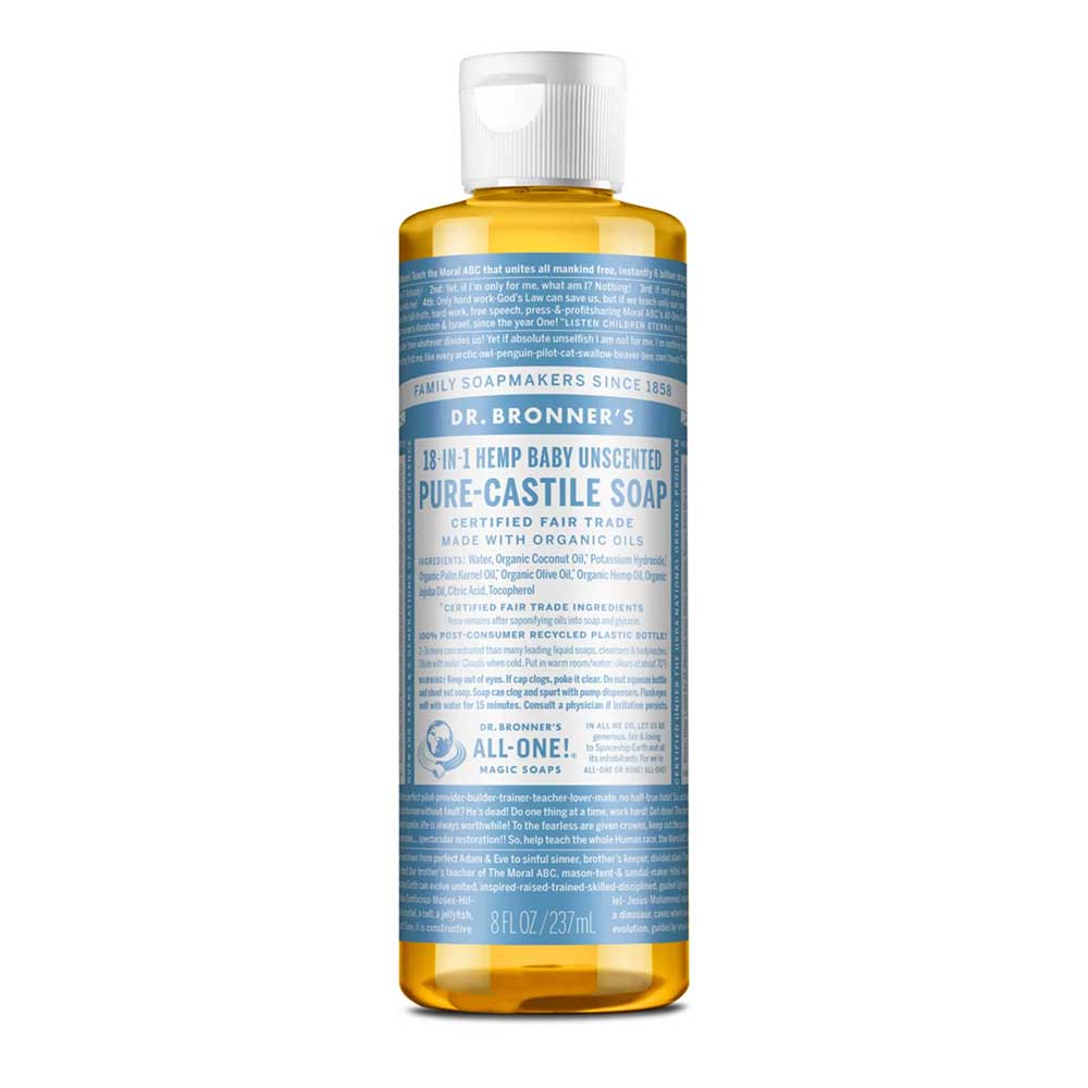Dr. Bronner's Baby Unscented Liquid Soap