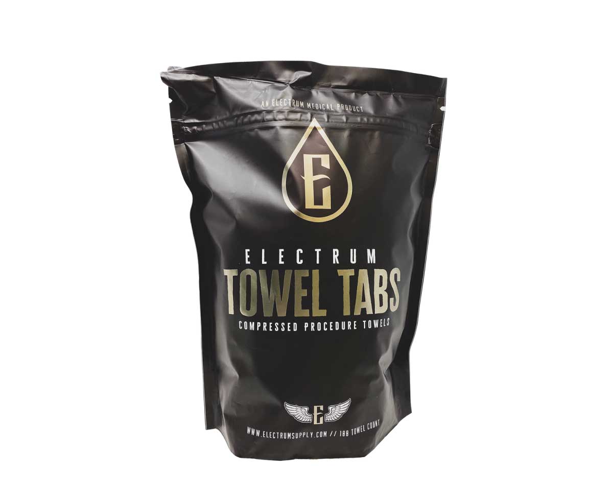 Electrum Tattoo Towel Tabs