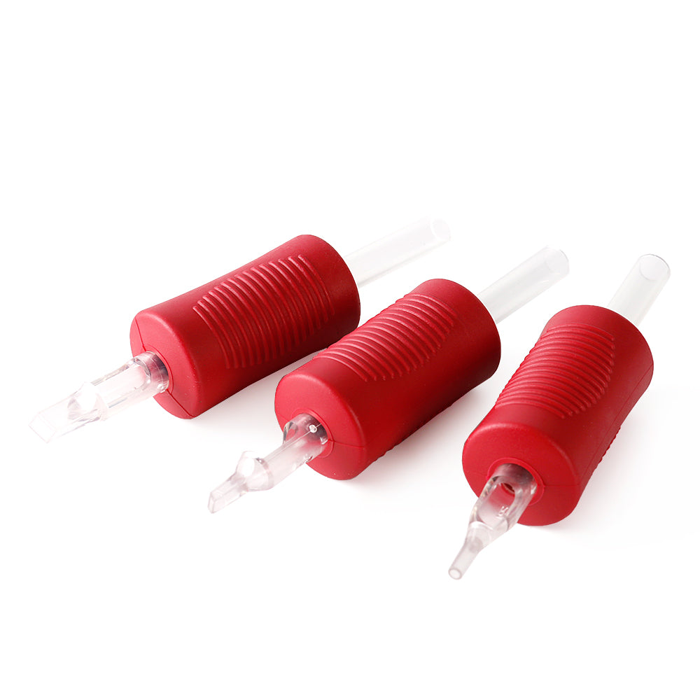 Inkflow Disposable Red Tubes & Grips (25mm)