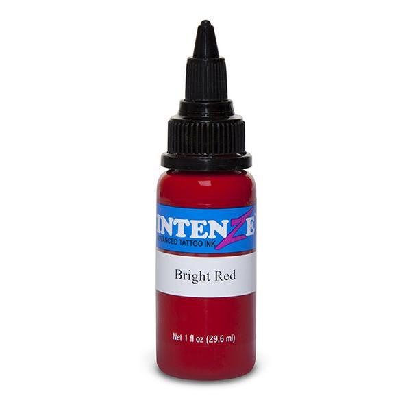 Intenze Bright Red Tattoo Ink - 1oz