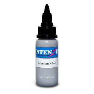 Intenze Titanium Silver Tattoo Ink - 1oz