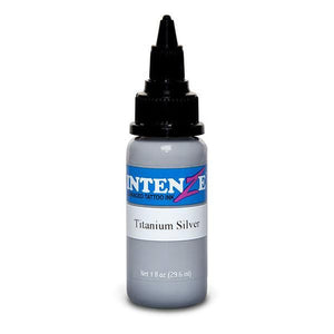 Intenze Titanium Silver Tattoo Ink - 1oz