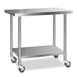 Load image into Gallery viewer, Stainless Steel Medical Work Bench Trolley - 610mm x 1219mm
