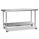 Load image into Gallery viewer, Stainless Steel Medical Work Bench Trolley - 610mm x 1829mm
