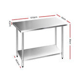Load image into Gallery viewer, Stainless Steel Medical Work Bench - 610mm x 1219mm
