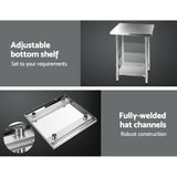 Load image into Gallery viewer, Stainless Steel Medical Work Bench - 762mm x 762mm
