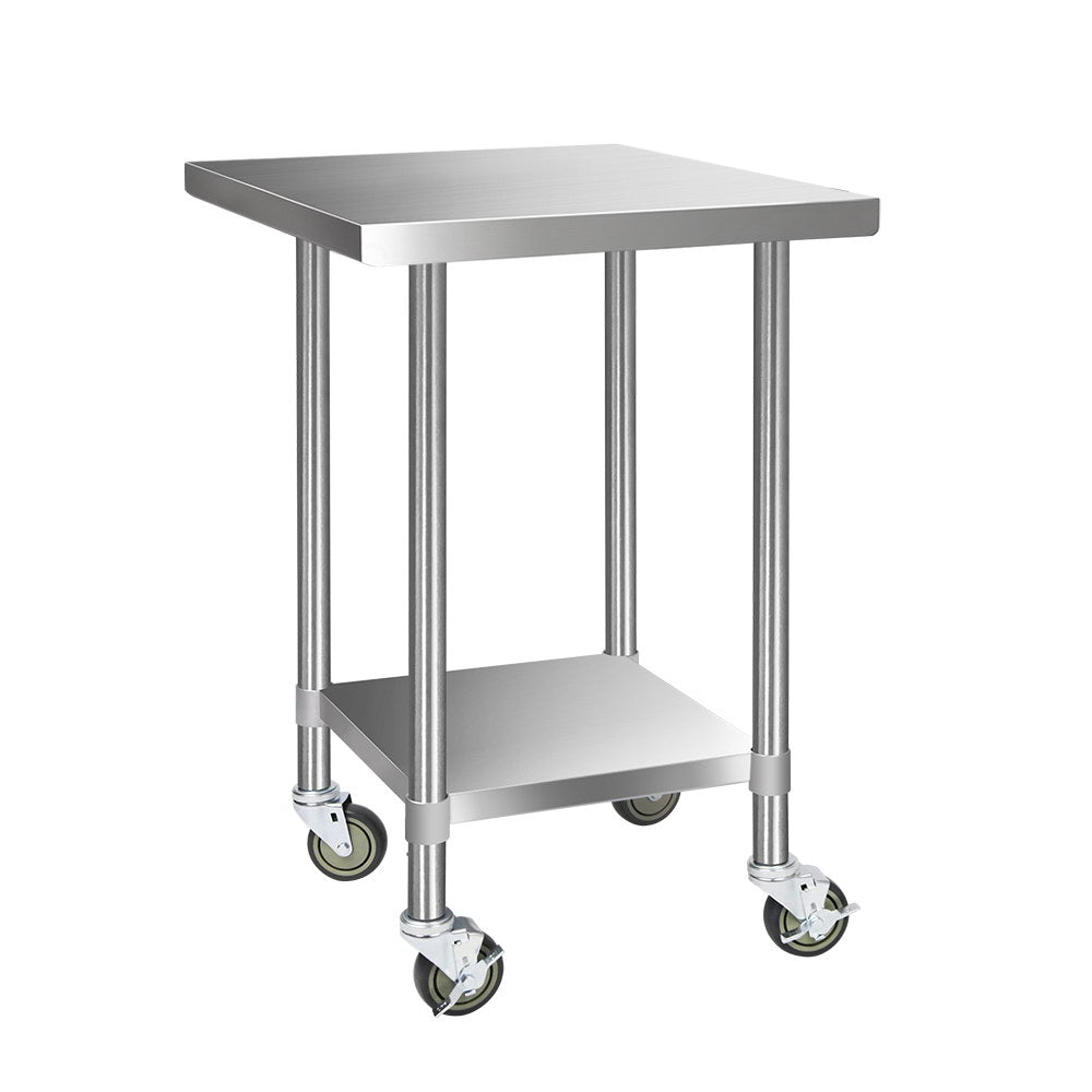 Stainless Steel Medical Work Bench Trolley - 762mm x 762mm