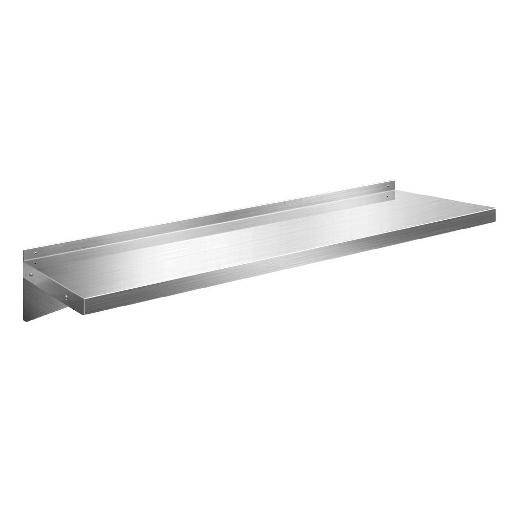 Stainless Steel Wall Shelving & Display - 1200mm