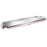 Load image into Gallery viewer, Stainless Steel Wall Shelving &amp;amp; Display - 1200mm
