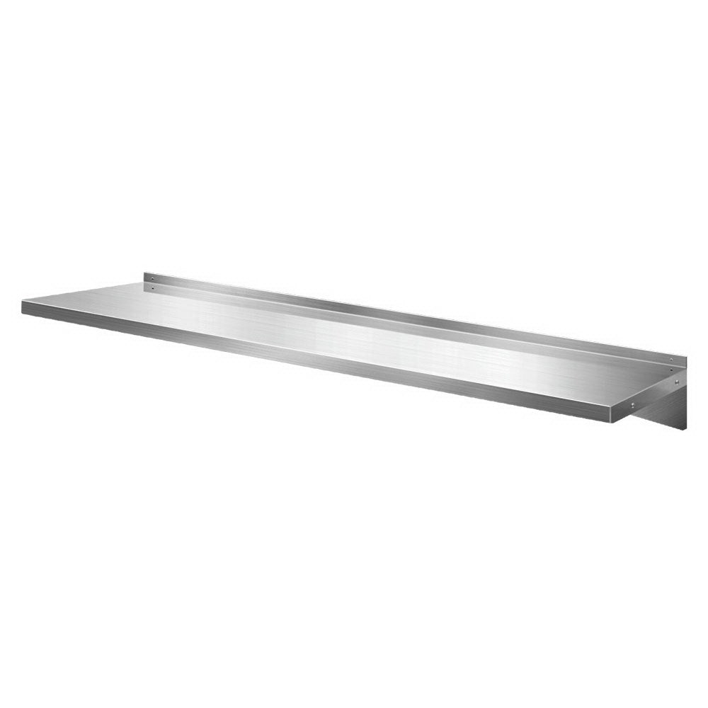 Stainless Steel Wall Shelving & Display - 1800mm