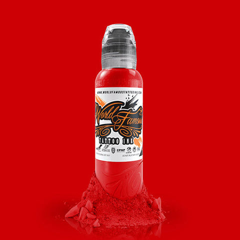 World Famous Red Hot Tattoo Ink