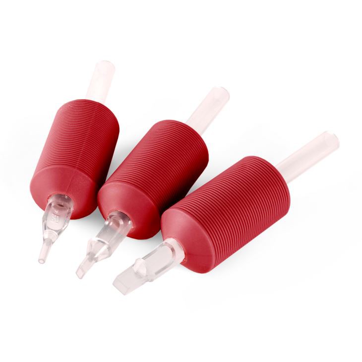 Disposable Red Tubes & Grips (25mm)